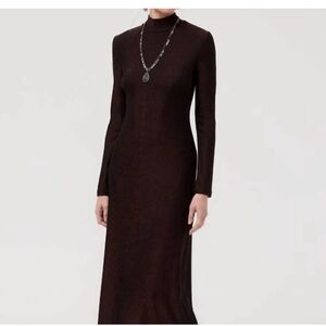 Johnny Was Jewell MIDI Metallic Knit Dress